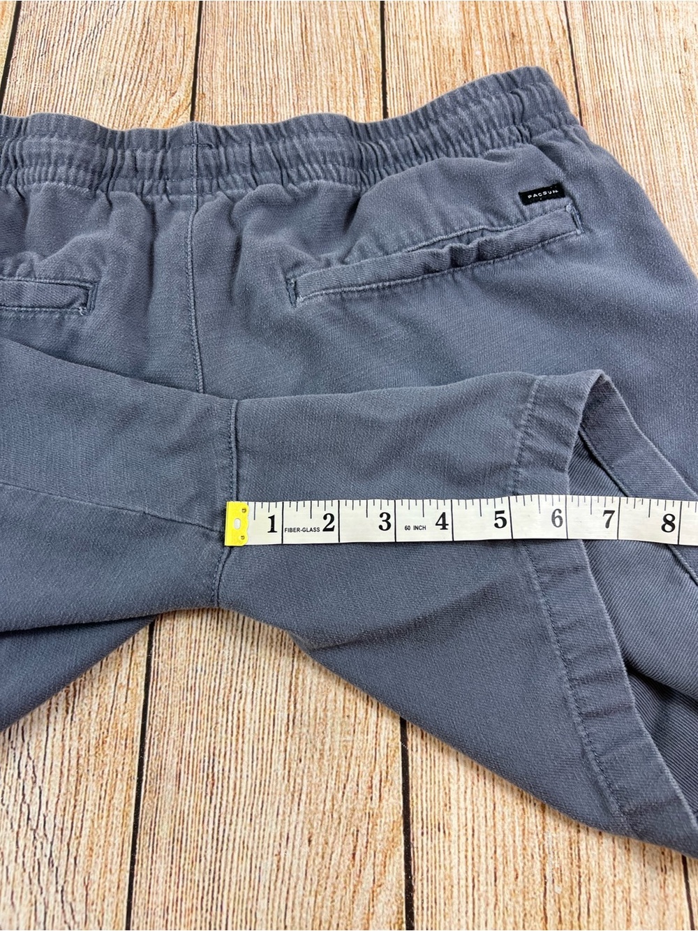Mens PacSun Volley Grey Shorts Drawstring Elastic Waist Pockets Size Medium - Picture 6 of 7